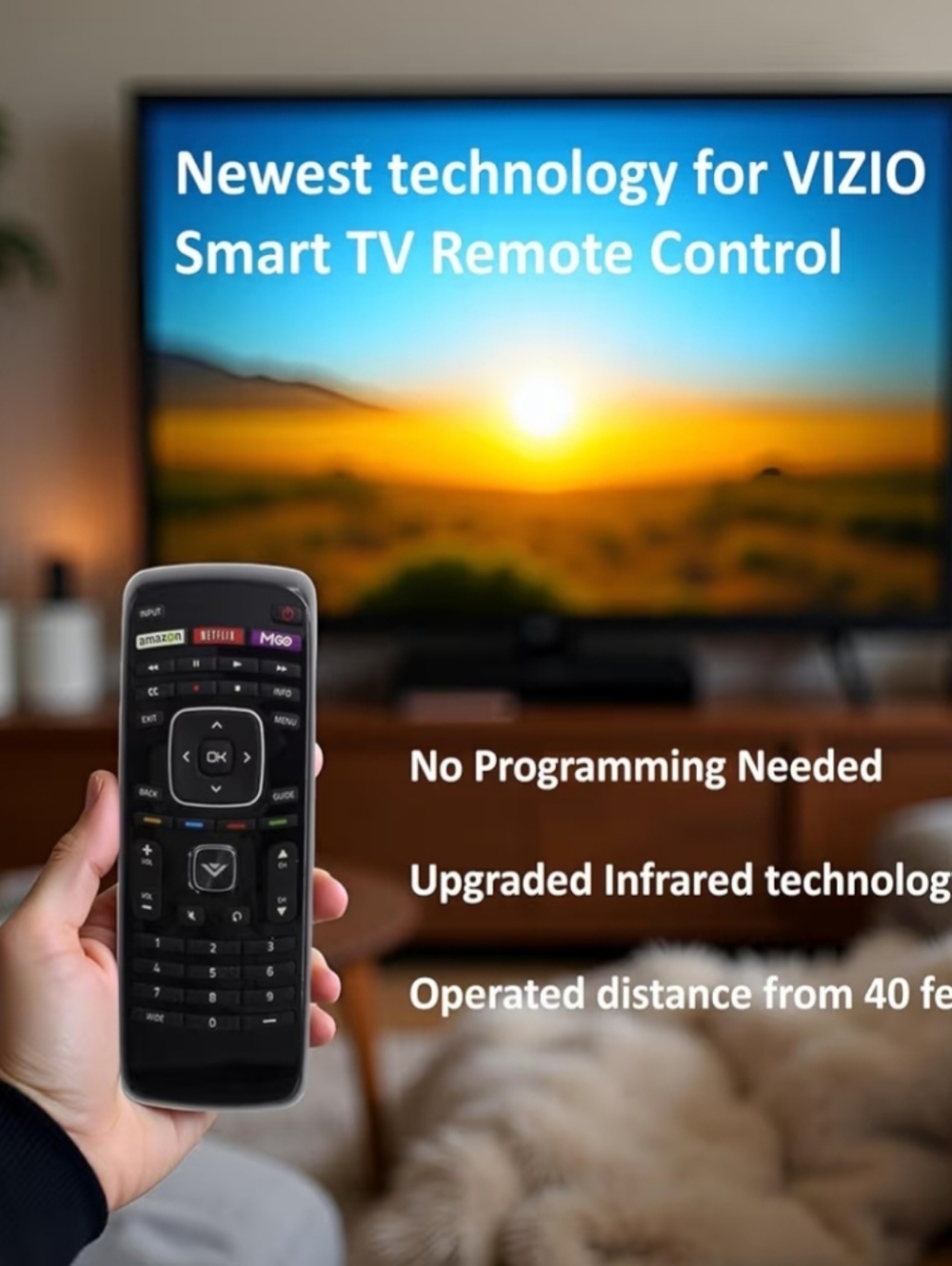 Vizio XRT112 Factory Original Replacement SmartTV Remote Smart TV Series D/E/M/P